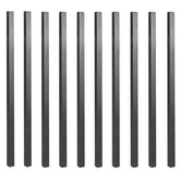 BALUSTER SQ STEEL BLK 32X3/4IN